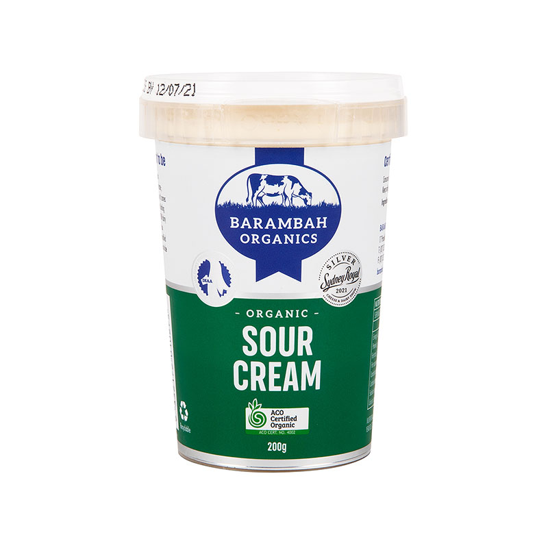 Barambah Organics- Cream Sour 200ml x 6