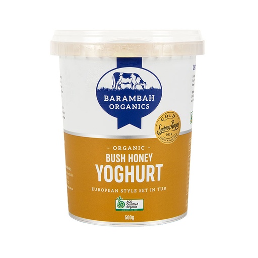 Barambah Organics- Yoghurt Bush Honey 500g x 6