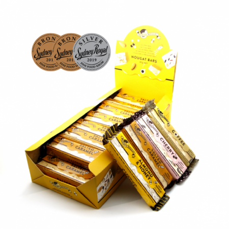 Mondo Nougat- Cherry Nougat 45g x 24 Bars