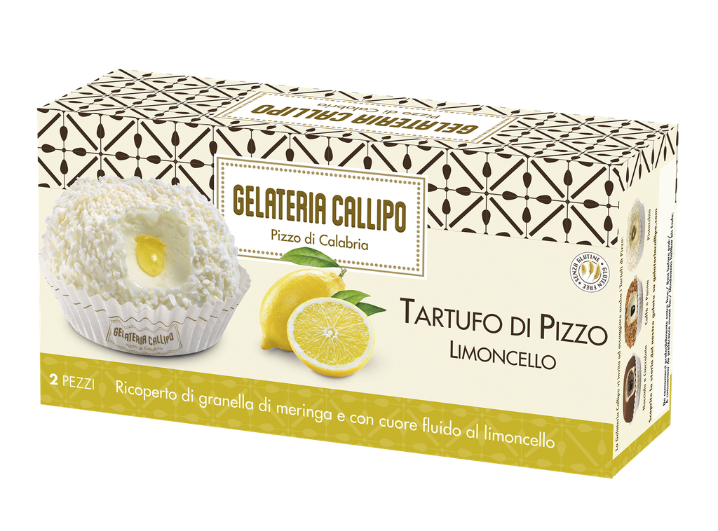 Callipo Gelateria- Tartufo Limoncello 2x160ml x6*