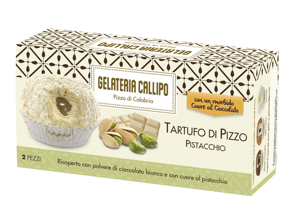 Callipo Gelateria- Tartufo Pistachio 2x160ml x6*