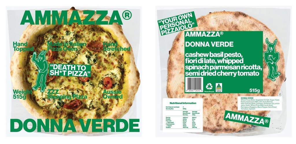 Ammazza donna verde pizza 10 x 515g [B]*