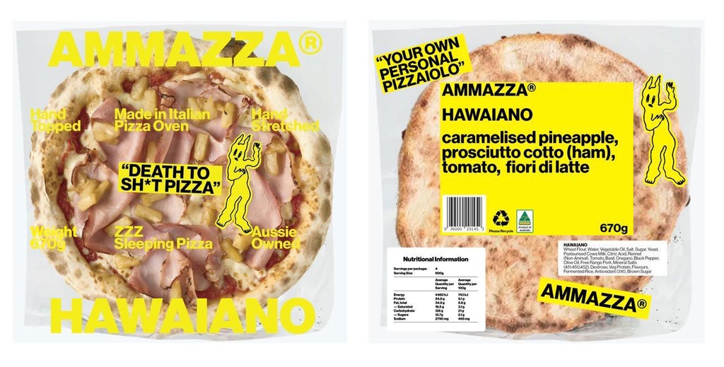 Ammazza hawaiano pizza 10 x 670g [B]* 