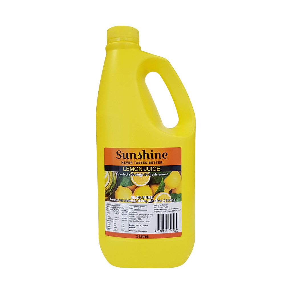Sunshine- Lemon Juice 2Lt