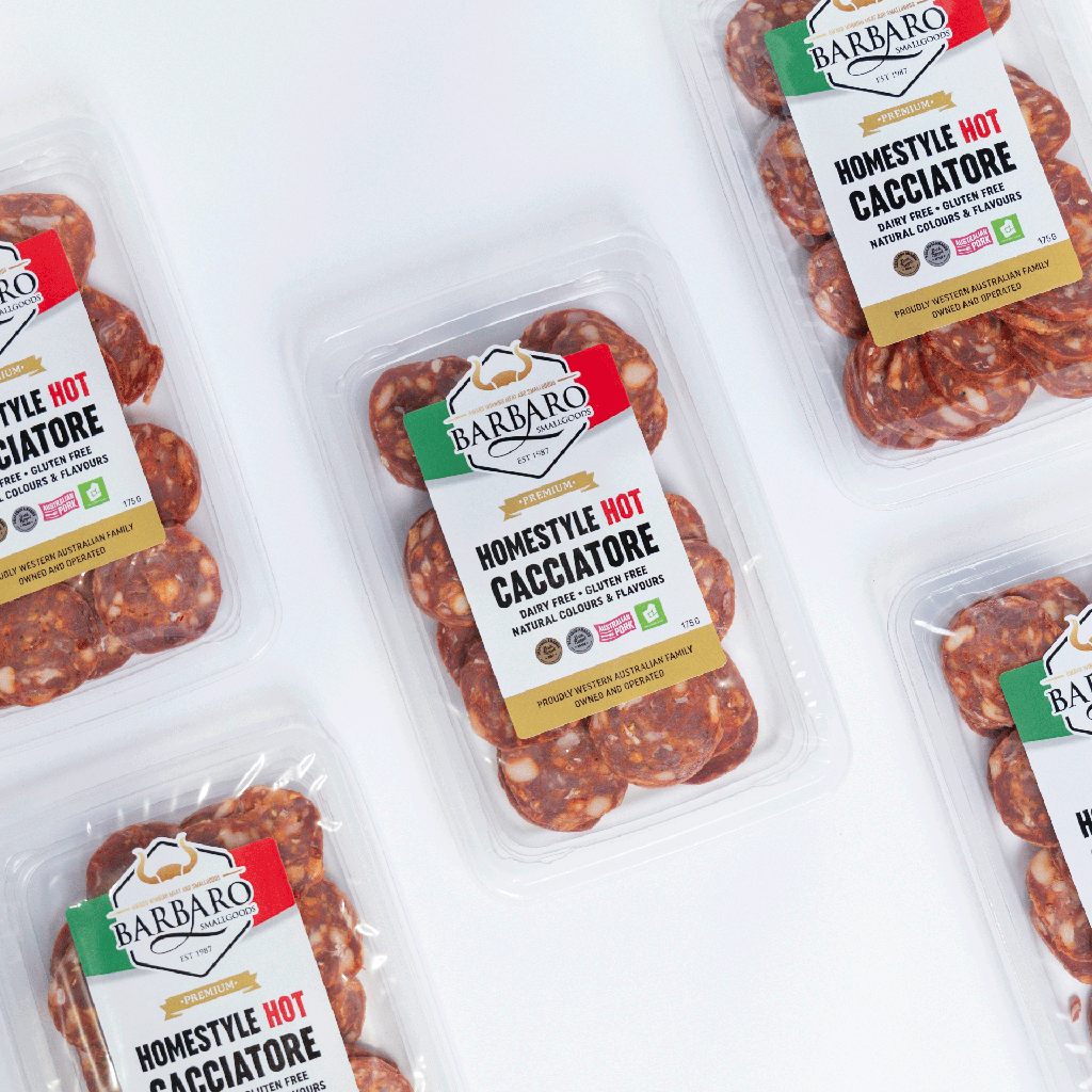 Barbaro Retail Cacciatore Hot 12 x 175g