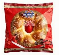 Kebia- Tsoureki Olympian Sweet Loaf W Egg 8 x 650g (Bags)