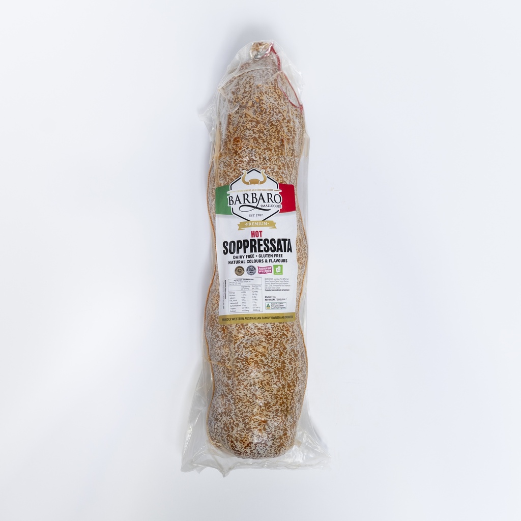 Barbaro- Soppressata Hot r/w 2.5kg 