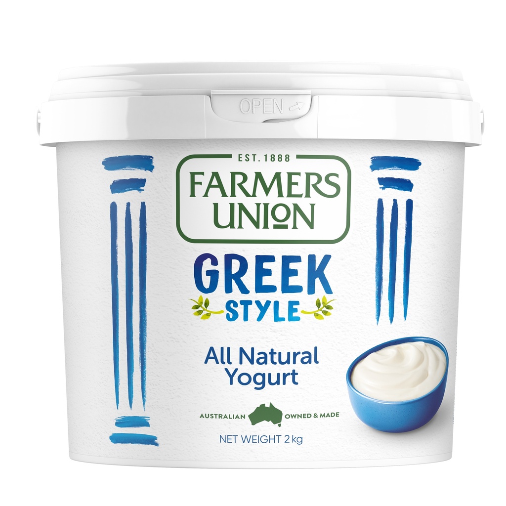 Farmers Union Greek Style Yoghurt 2kg Bucket