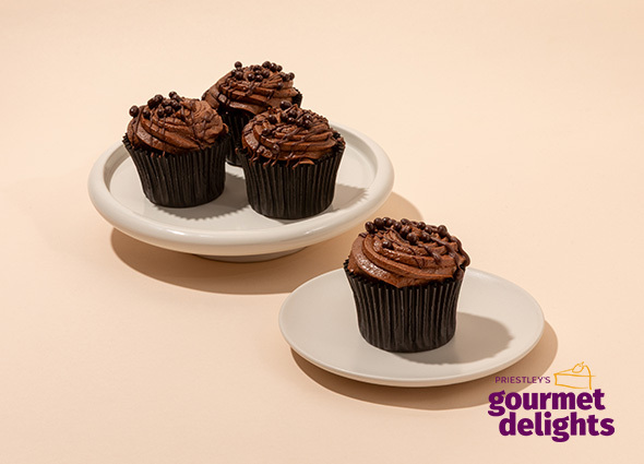 Priestley's- Chocolate Cupcakes x 8
