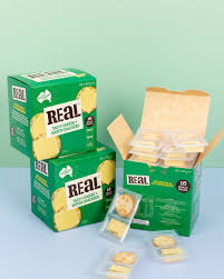 Real Dairy- Colby Cheese & Rice Crackers 8 x 40gm