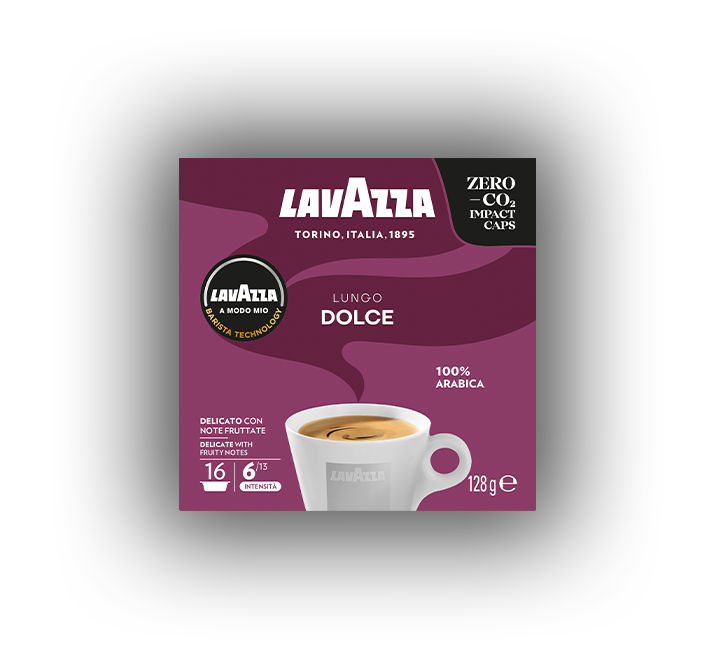 Lavazza A Modo Mio Lungo Dolce 16 Capsules x 6 Inners