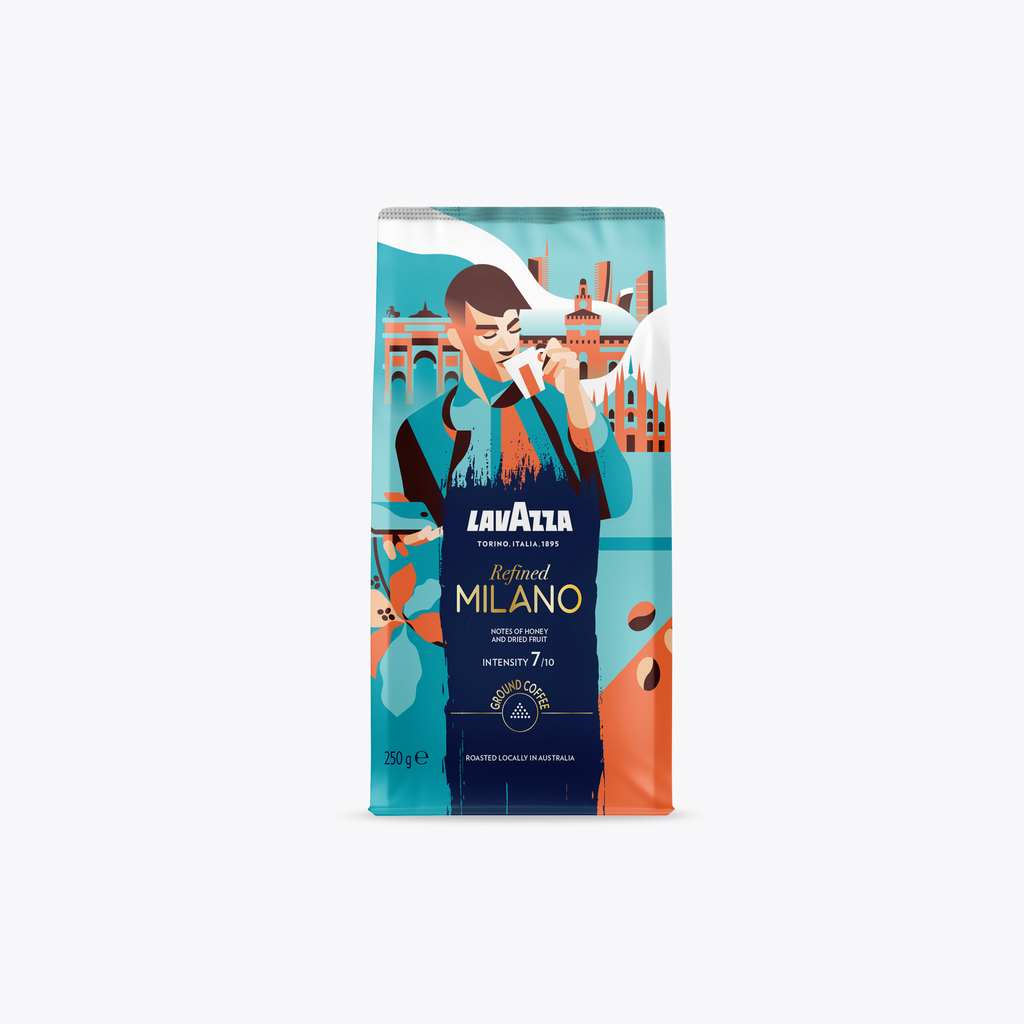 Lavazza Tales Of Italy Milano Ground Coffee 4X250G [B]