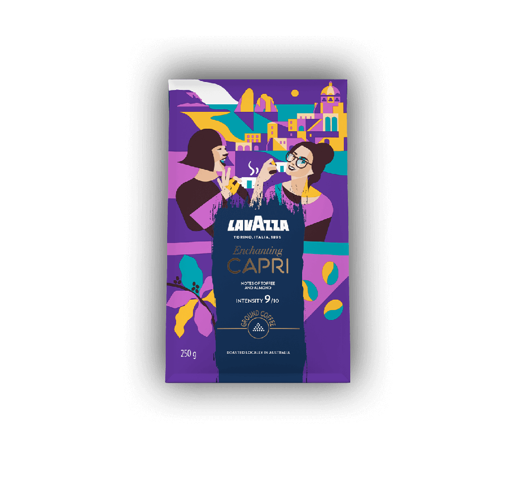 Lavazza Tales Of Italy Capri Ground Coffee 4X250G [B]