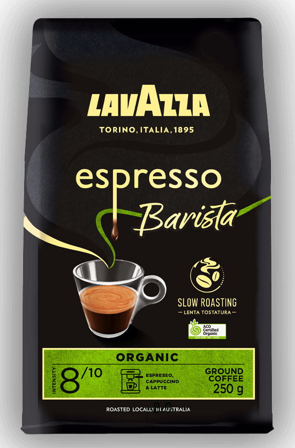 Lavazza Barista Organic Ground Coffee 4X250G [B]