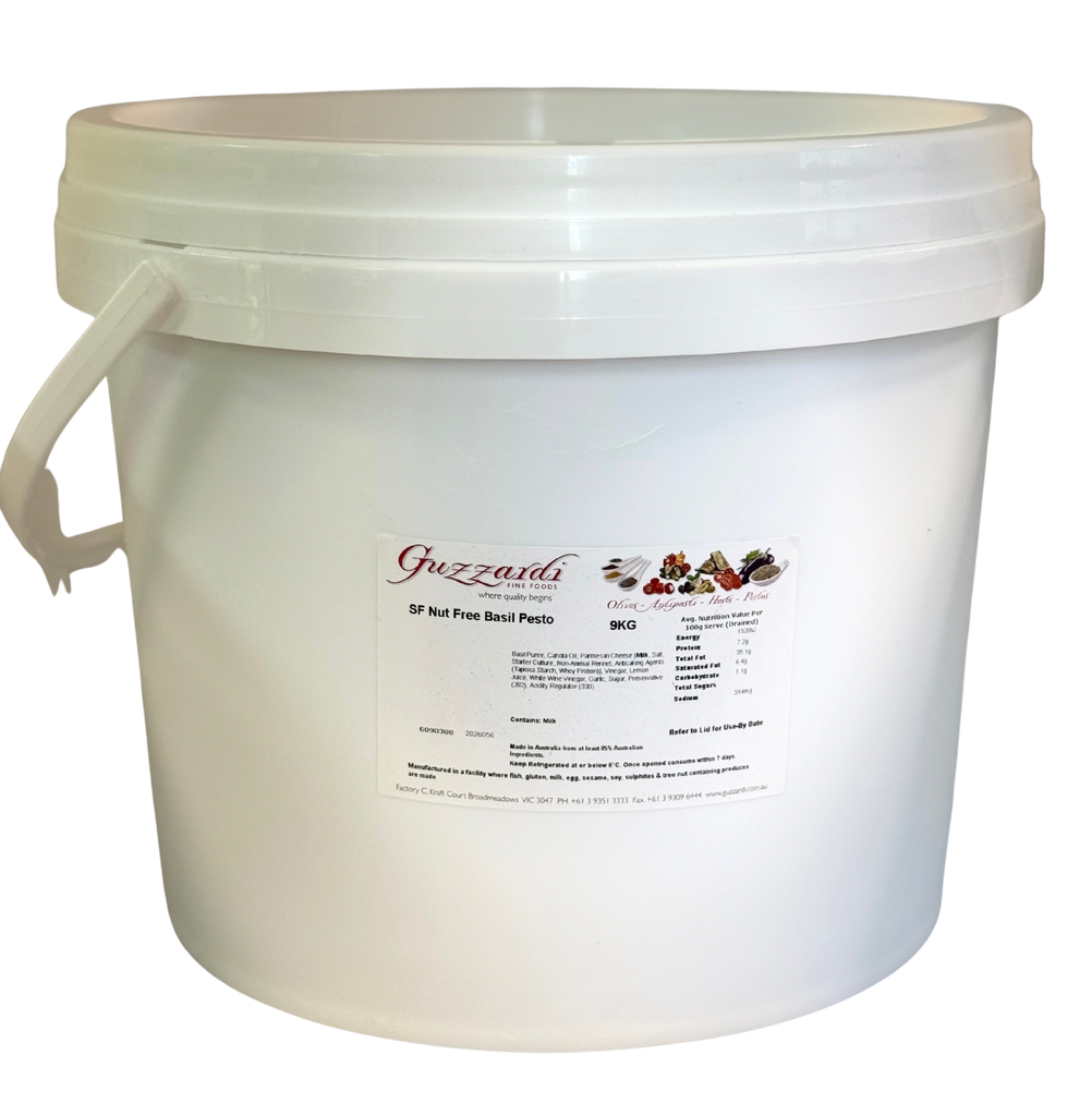 Guzzardi Nut Free Basil Pesto x10kg
