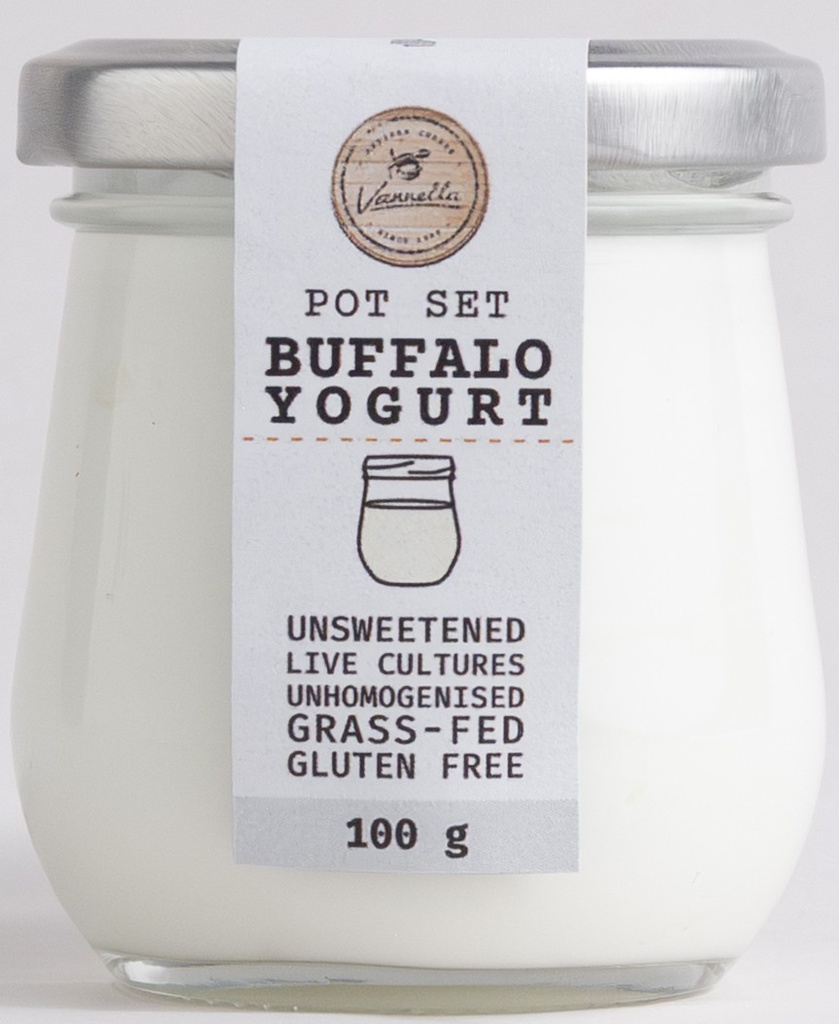 Vannella- Buffalo Pot-Set Yoghurt 12 x 100g