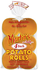 Martin's Potato Rolls 4" x 60