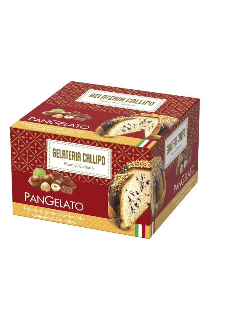 Callipo Gelateria- Pan Gelato Hazelnut 1100G *