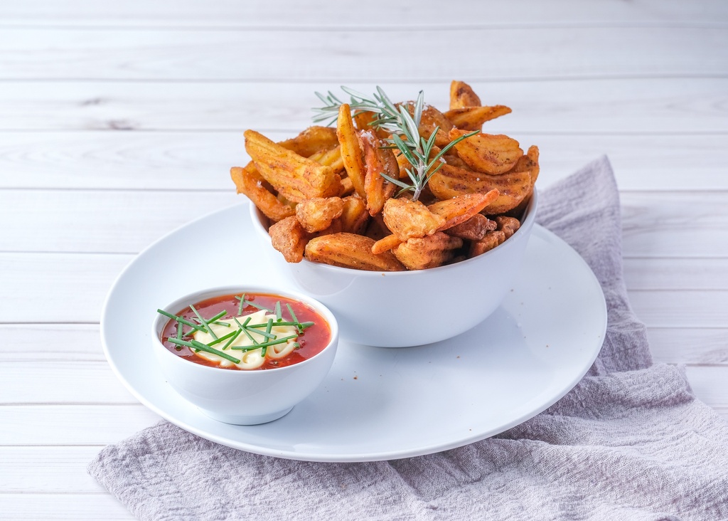 zSample - Big Country Ripple Cut Seasoned Potato Wedges 2kg