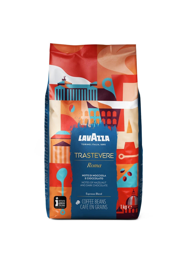Lavazza- Tales of Italy: Trastevere Coffee Beans 1kg x 6