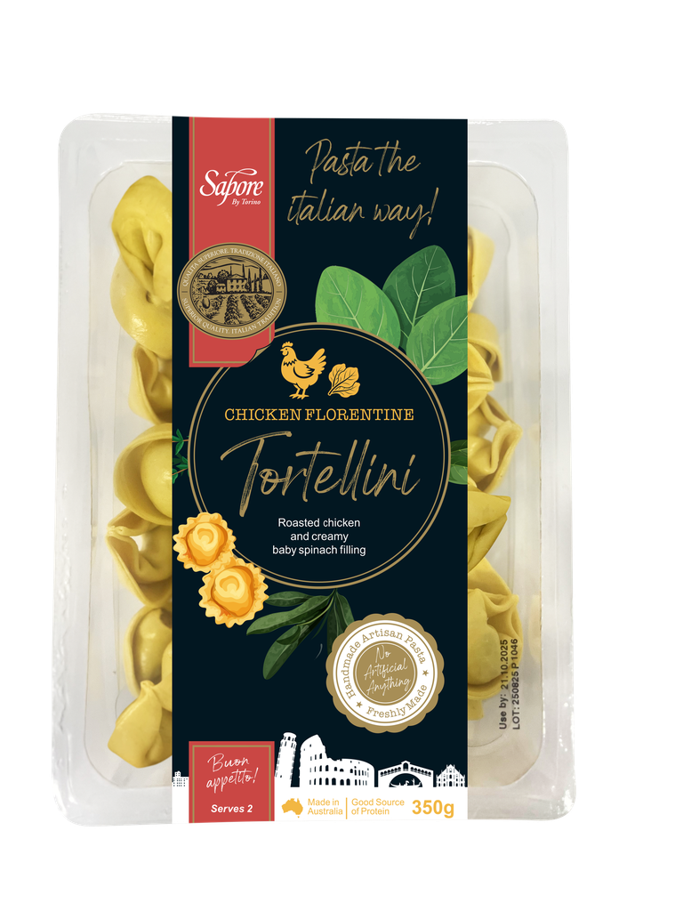 Sapore- Fresh Tortellini Chicken Florentine 6 x 350gm  