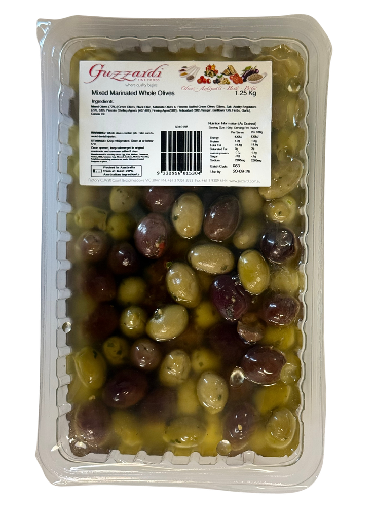 Pronto e Fresco- Pitted Marinated Olive Mix 1.25kg 