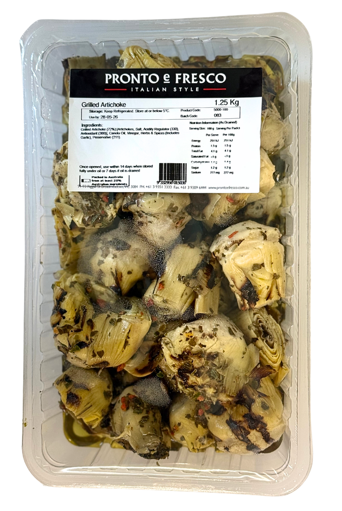 Pronto e Fresco- Grilled Artichokes x1.25kg