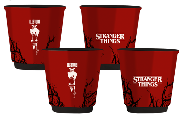 Bialetti- Bicchierini Stranger Things Set 4 x 4* (STRTH04P/FB )   
