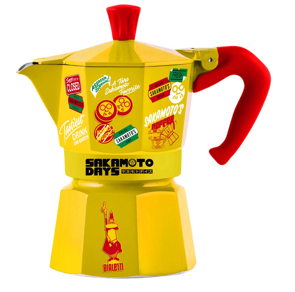 Bialetti- Moka Sakamoto Days Yellow 3 Cup* (0005404/FB) 