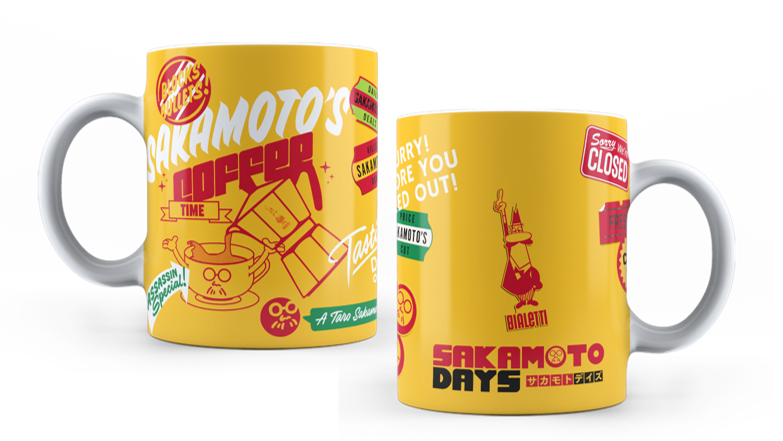 Bialetti- Mugs Sakamoto Days Yellow Set 2 x 6* (SAKAD02/FB)   