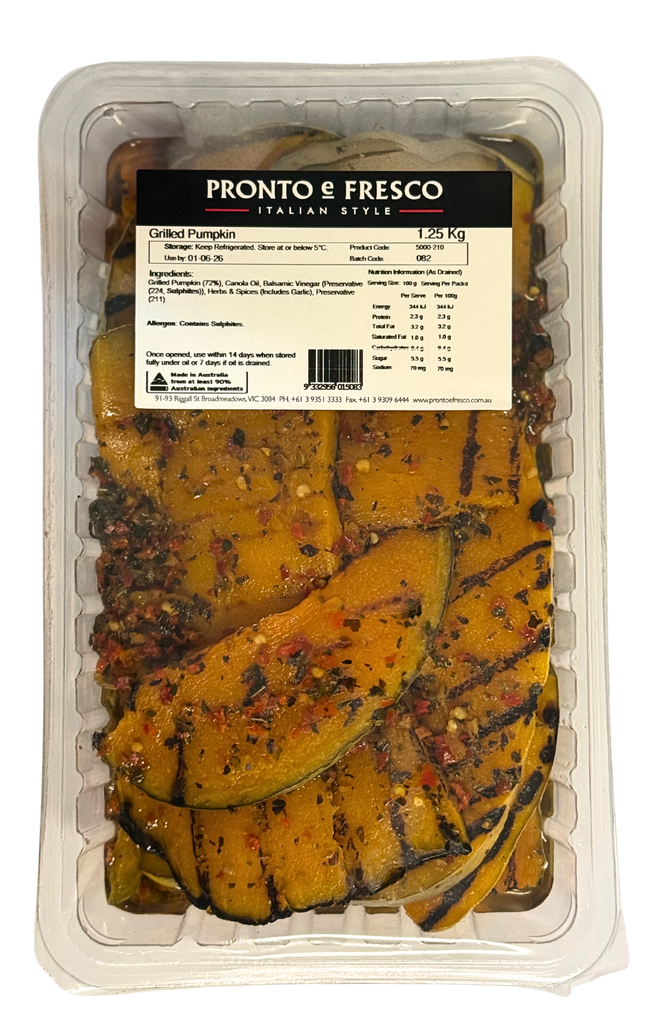 Pronto e Fresco- Grilled Pumpkin 1.25kg 