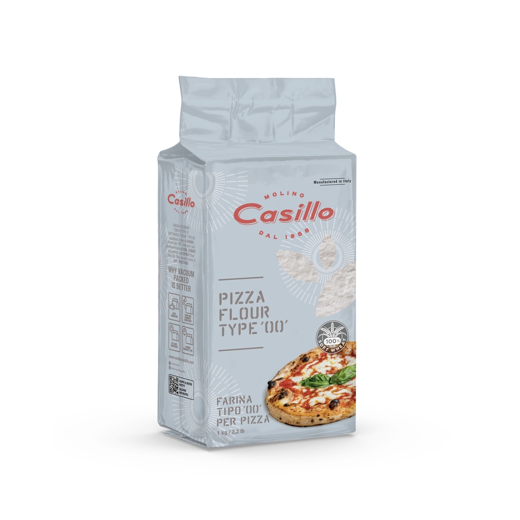 Casillo - Soft wheat flour 00 PIZZA - 1 kg x 10
