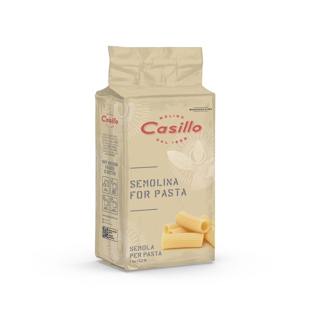 Casillo- Durum Wheat Semolina for PASTA MCA - 1kg x 10