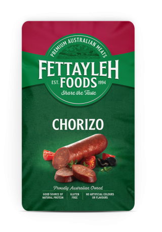 Fettayleh- Halal Beef Chorizo Sausage (40 units)