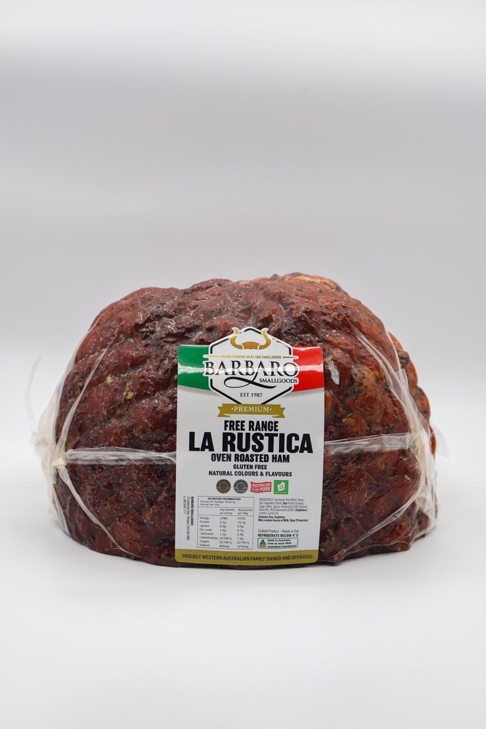 Barbaro- Ham La Rustica 1/2 r/w 3kg 