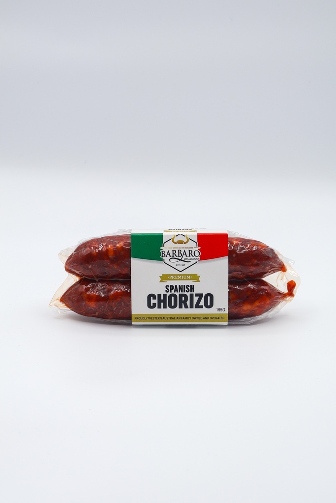 Barbaro- Chorizo Spanish Twin 12 x 195g   
