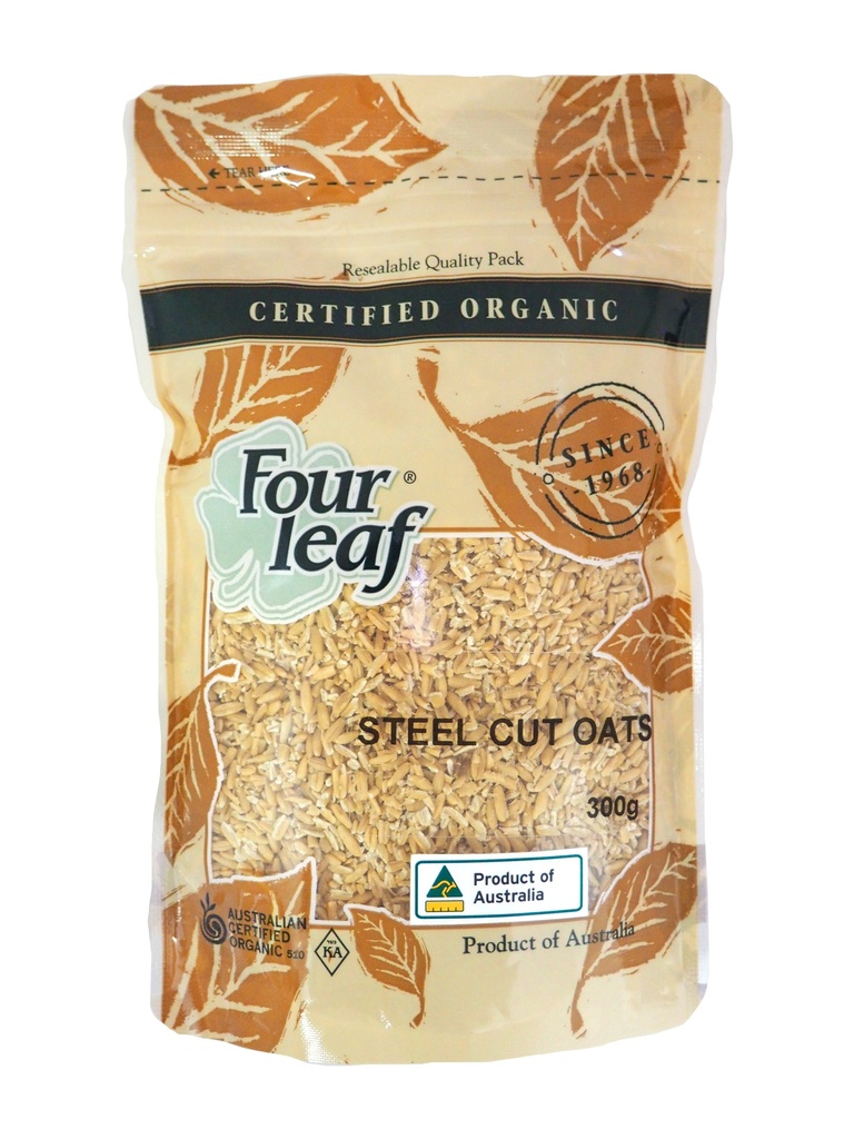 Four Leaf Steel Cut Oats  300g x 6