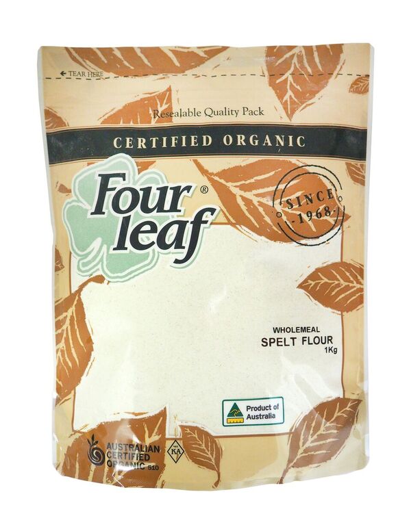 Four Leaf Wholemeal Spelt Flour  1kg x 6