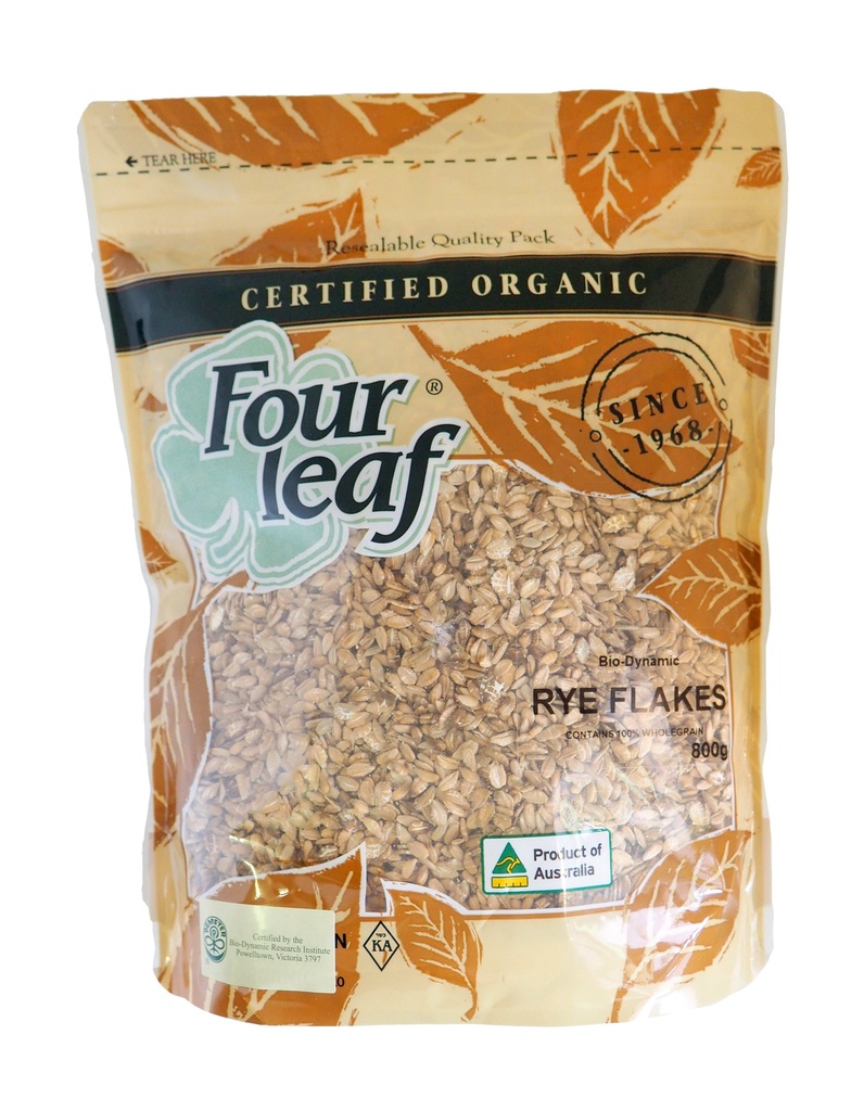 Four Leaf Rye Flakes  800g x 6