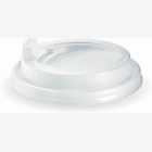 Nupak- Coffee Cup CPLA Sipper Lid White 8oz (80mm) x 1000 