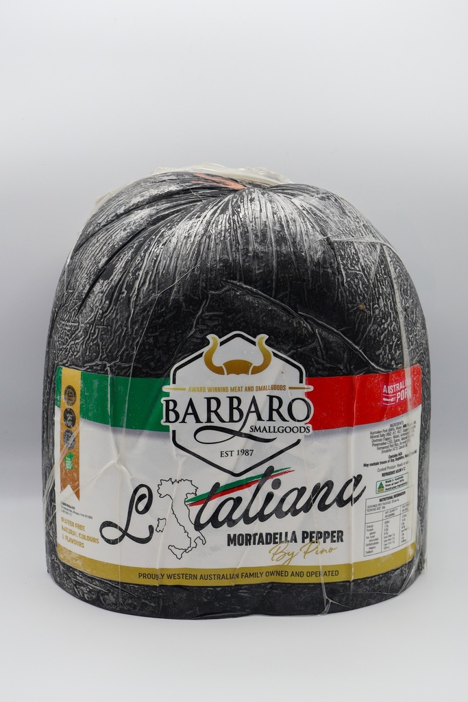 Barbaro- Mortadella Pepper Black Label r/w 8kg 