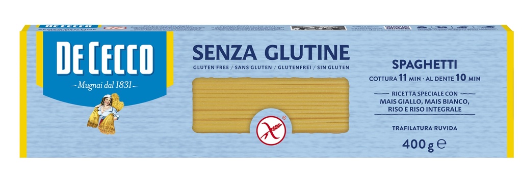De Cecco SPAGHETTI SENZA GLUTINE 12 x 400g (0GF0012)