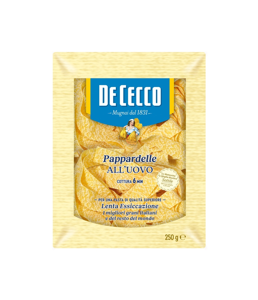 De Cecco PAPPARDELLE MATASS.UOVO  12 x 250g (0UN2101)