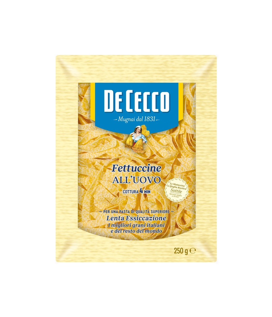 De Cecco FETTUCCINE MATASS. UOVO  12 x 250g (0UN2103)
