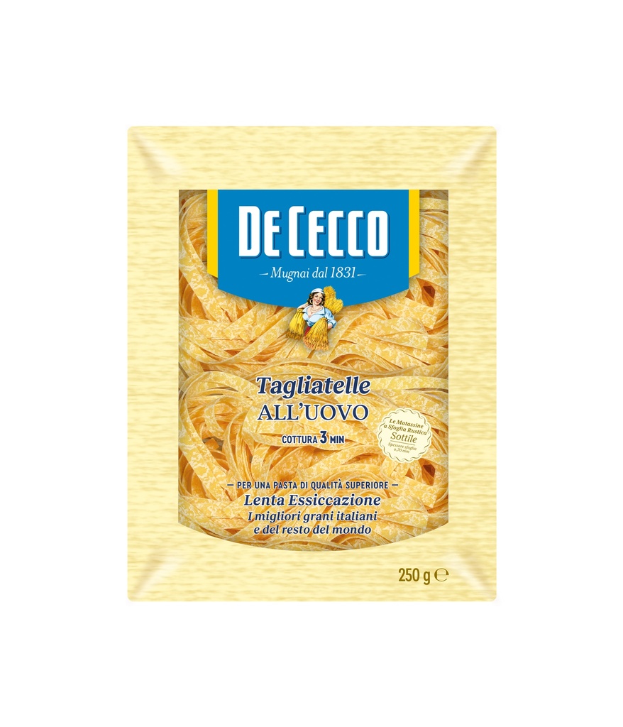 De Cecco TAGLIATELLE MATASS. UOVO  12 x 250g (OUN2104)