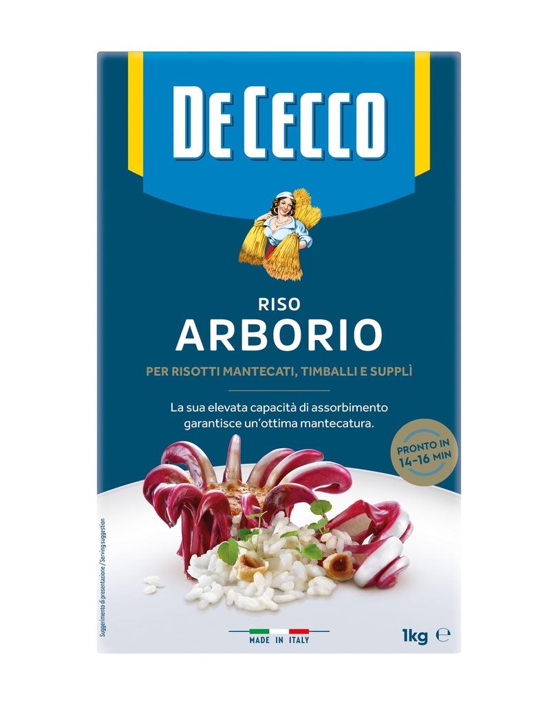 De Cecco RISO ARBORIO 12 x 1Kg (RI10850)