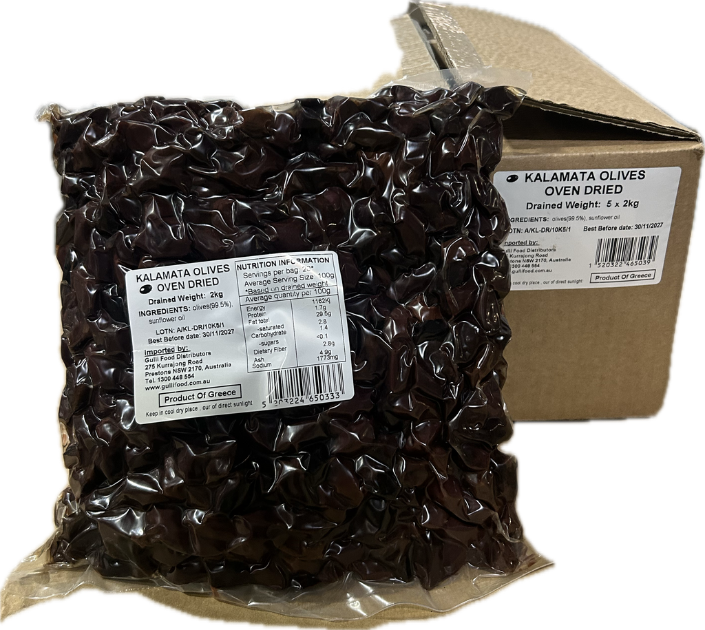 Sapore - Olives Kalamata Oven Dried 5 x 2kg