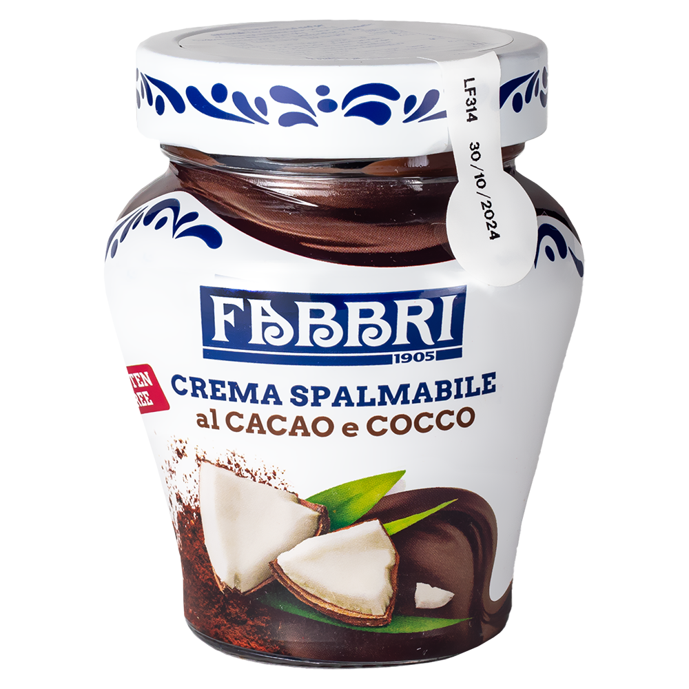Fabbri - Cocoa & Coconut Spread 200Gr X 6-(9226782-27E)