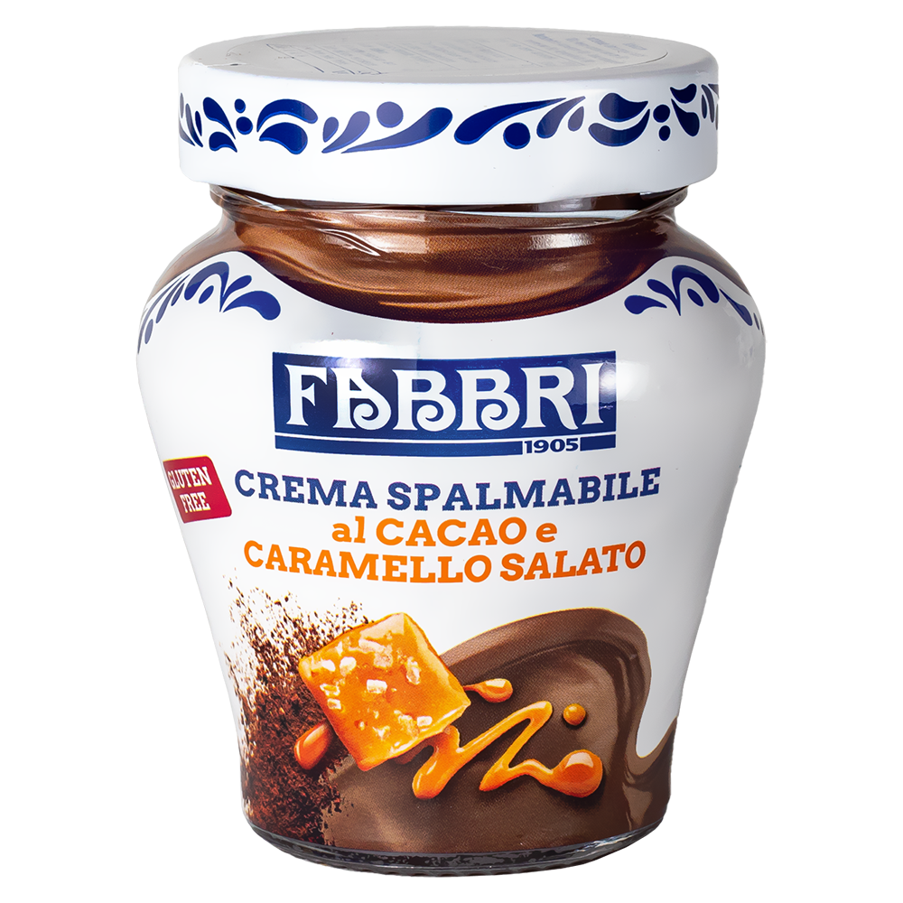 Fabbri - Cocoa & Salted Caramel Spread 200Gr X 6 (9226780)