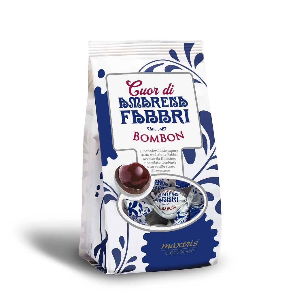 Fabbri- Bombon Cuor Di Amarena 150gr X 10-(9173110-BF1)